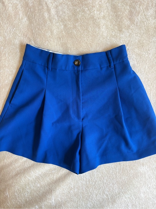 Zara Pants - Zara Blue High-Waisted Shorts